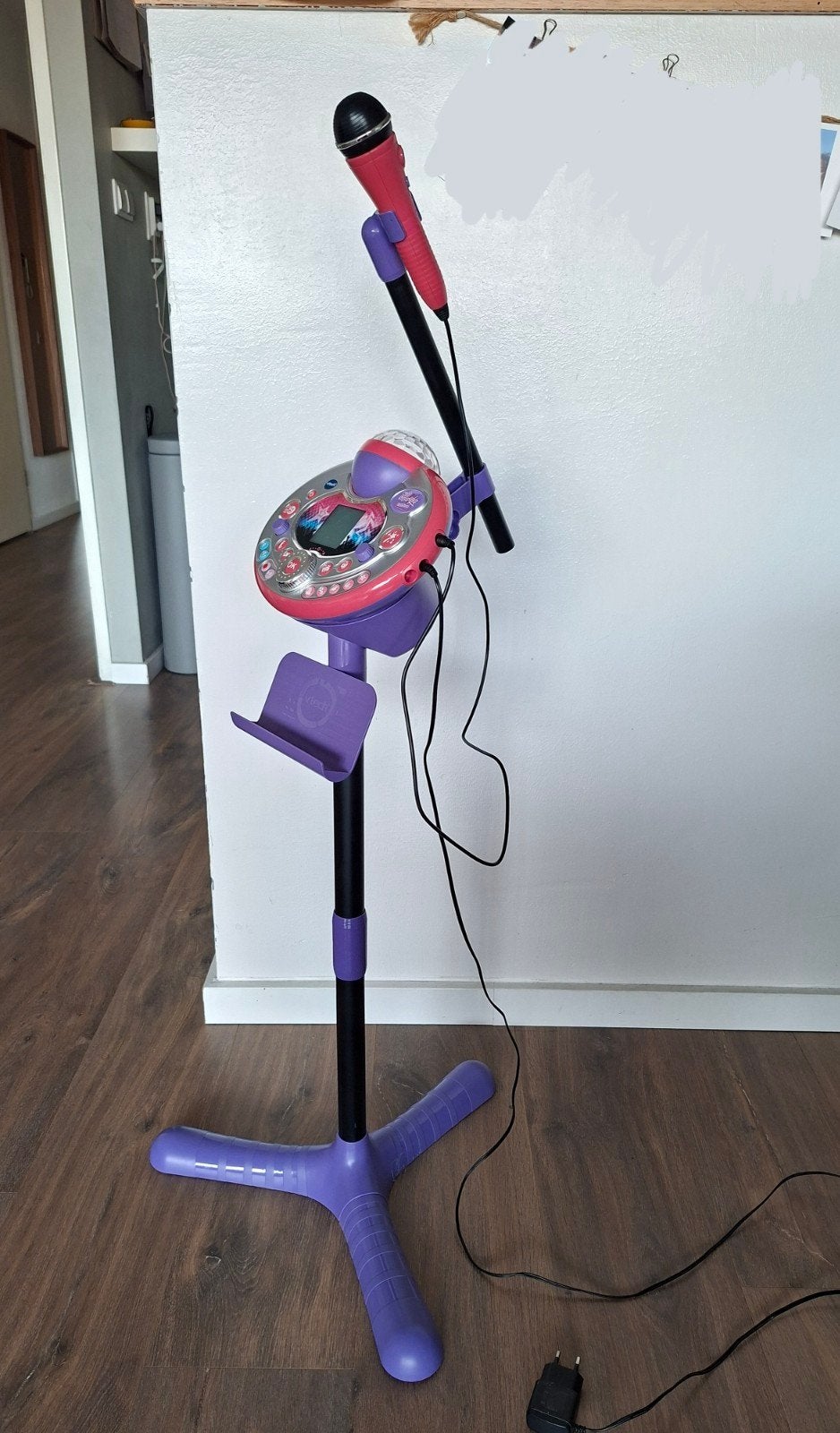 VTech Kidi SuperStar LightShow Karaoke Microfoon, Ophalen, Zo goed als nieuw, Complete set