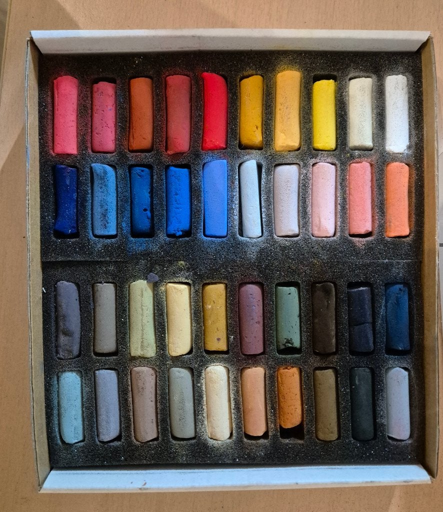soft pastels Sennelier, Ophalen of Verzenden, Gebruikt, Potlood of Stift