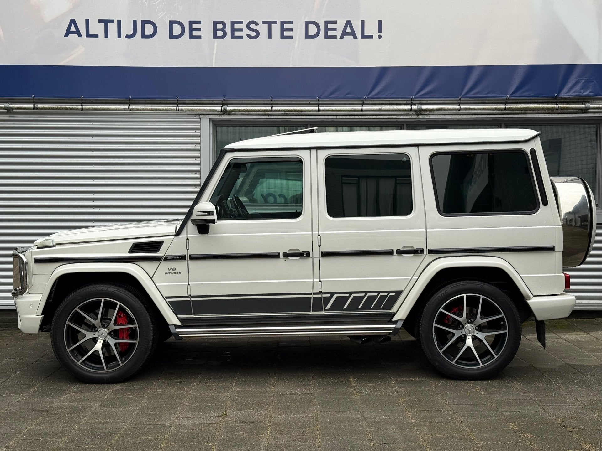 Mercedes-Benz G-klasse G63 AMG Designo l Parelmoer l Carbon, Auto's, Mercedes-Benz, Automaat, 5461 cc, G-Klasse, Wit