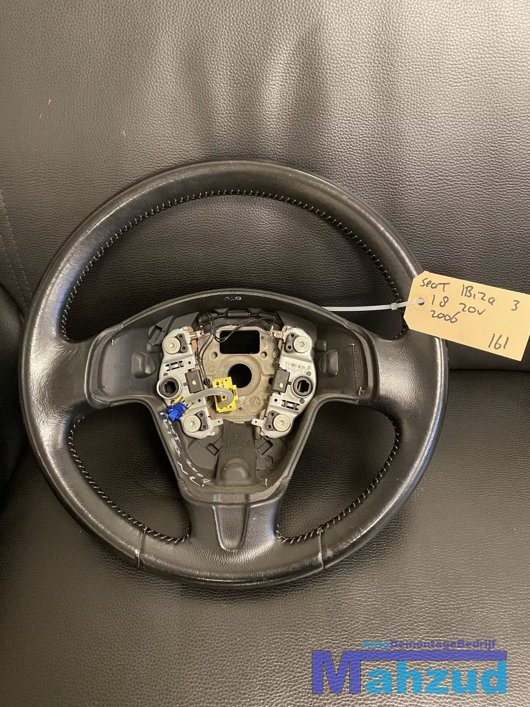 SEAT IBIZA 3 Leer leder stuurwiel stuur 2002-2009, Gebruikt, Autovia A-2, Km 585 585
08760  Martorell, ES, Ophalen of Verzenden