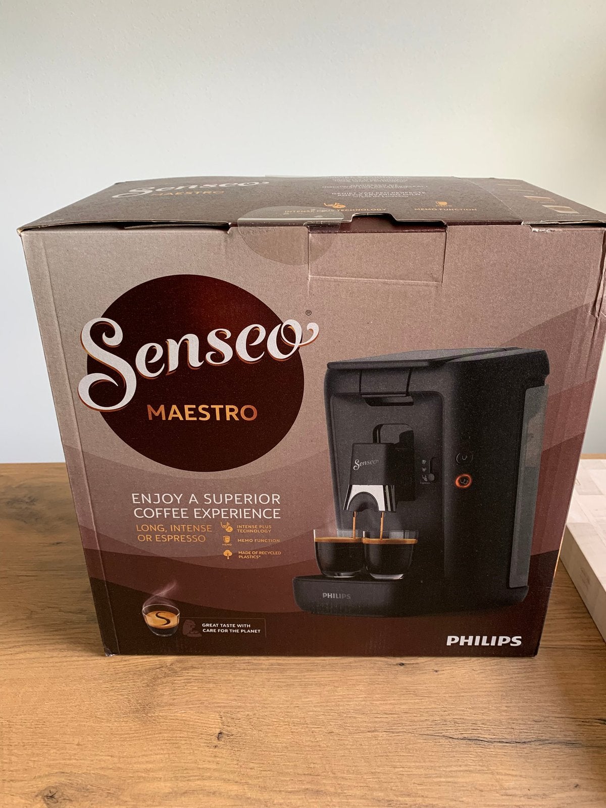 Philips SENSEO Maestro Nieuw Koffiemachine, Ophalen of Verzenden, 2 tot 4 kopjes, Koffiepads en cups, Afneembaar waterreservoir