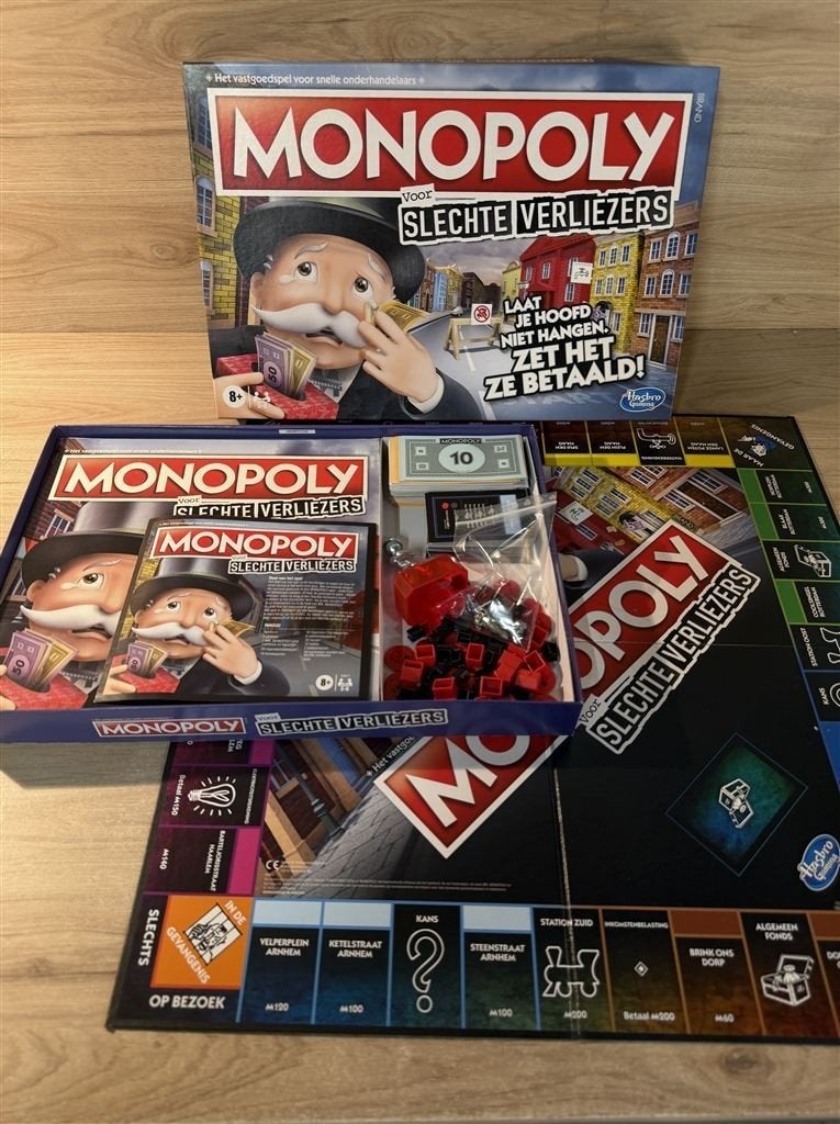 monopoly voor slechte verliezers - s6789, Verzenden, Zo goed als nieuw
