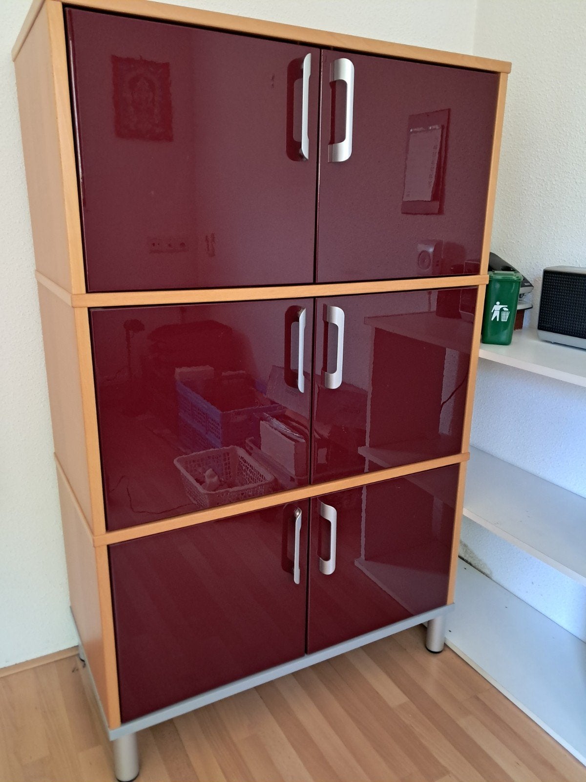 Kast Effektiv van Ikea, br. 85, h. 134, d.42 cm, Huis en Inrichting, Ophalen, 100 tot 150 cm, 50 tot 100 cm, Zo goed als nieuw