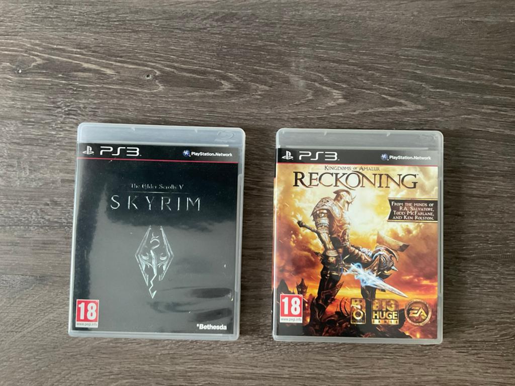 Skyrim & Kingdoms of Amalur PS3 - RPG bundel, Spelcomputers en Games, Ophalen, Gebruikt, Vanaf 18 jaar, 1 speler