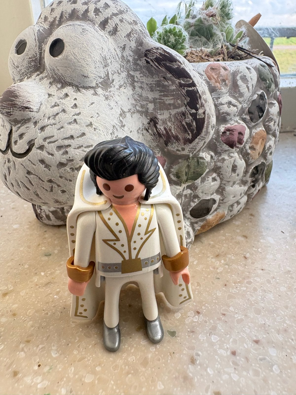 Playmobil Elvis Presley figuur, Gebruikt, Losse onderdelen, Ophalen of Verzenden, Figuren
