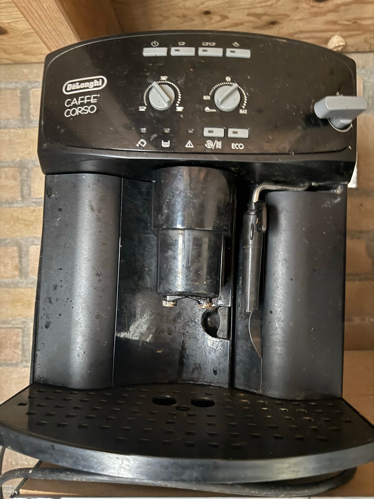 DeLonghi Caffe Corso Espresso Apparaat - Gebruikt/Defect, Gebruikt, Espresso apparaat, Koffiebonen, 2 tot 4 kopjes