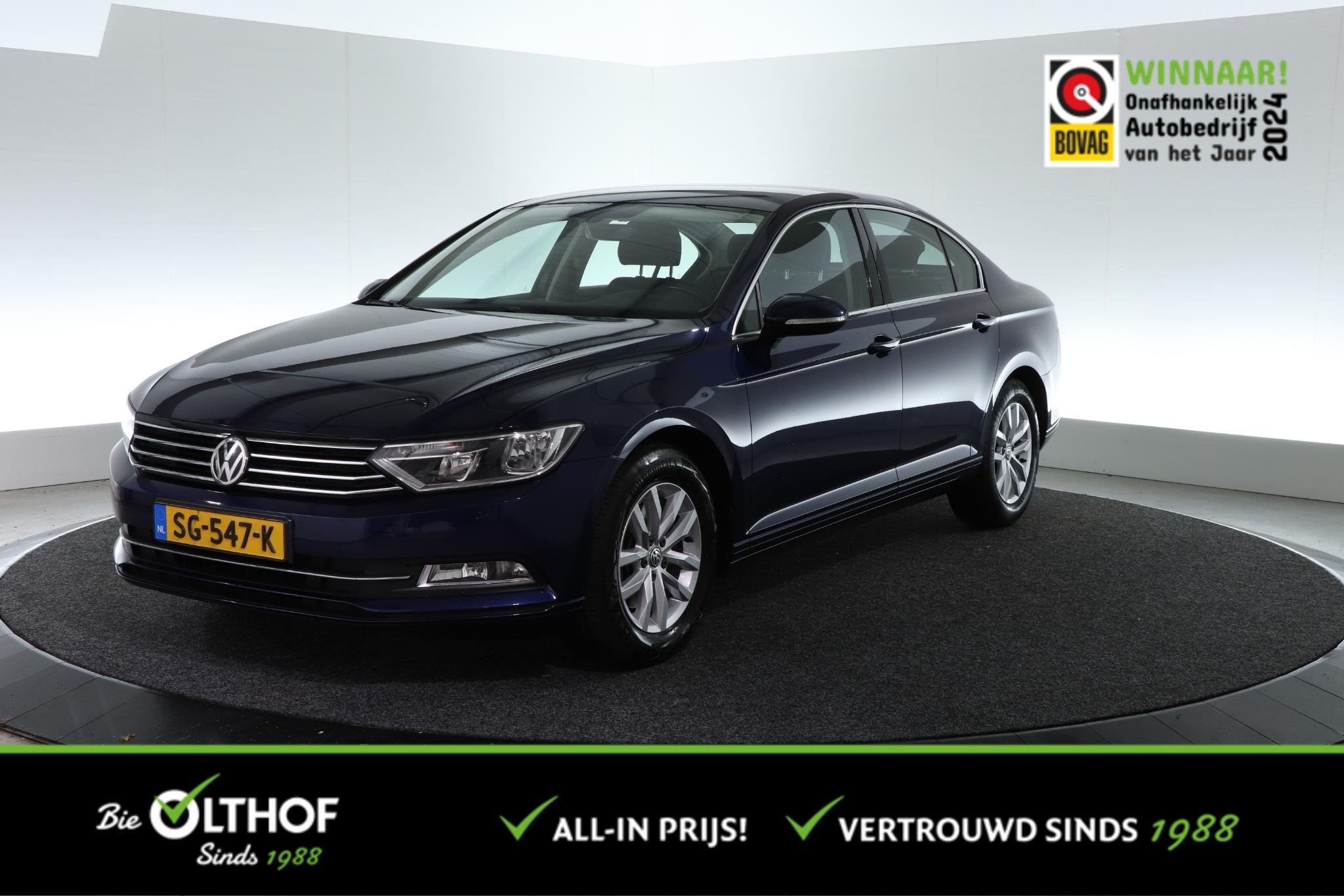 Volkswagen Passat 1.4 TSI Comfortline | TREKHAAK |, Gebruikt, 4 cilinders, Blauw, Origineel Nederlands