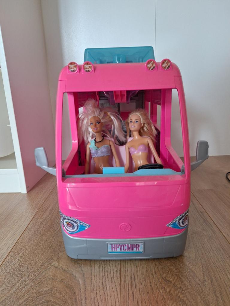 Barbies Droomcamper z.g.a.n., Ophalen, Zo goed als nieuw, Barbie