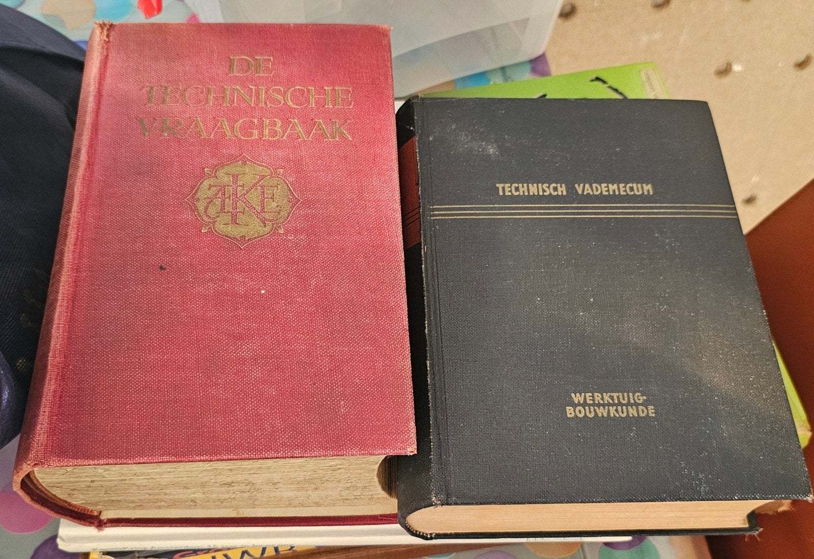 Set van 4 Technische Boeken: Vraagbaak, Vademecum, Zakboekje, Boeken, Ophalen of Verzenden, Gelezen, Werktuigbouwkunde, Ir. J.E. de Meyier, Ir. G.L. Ludolph, P.H.H. Leijendeckers
