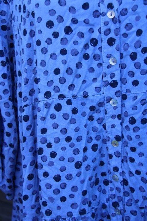 Blouse blauw bol Paprika mt 3 (48) Vaste prijs, Blauw, Maat 46/48 (XL) of groter, Ophalen of Verzenden, Zo goed als nieuw
