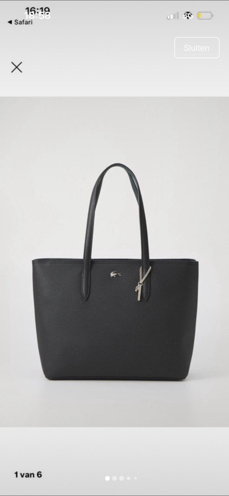 Lacoste tas, Ophalen, Gebruikt
