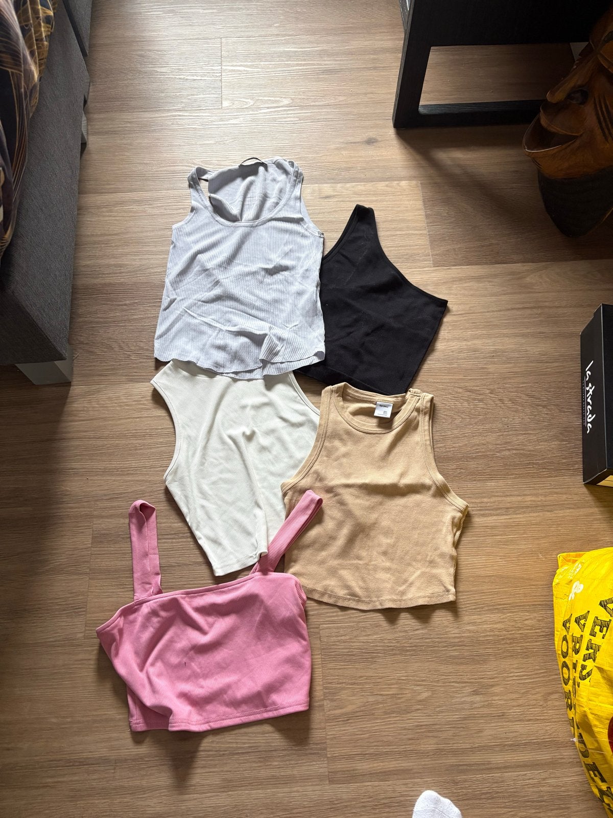 Set van 5 zomerse tops (Bershka, Zara), Meerkleurig, Ophalen of Verzenden, Gedragen, Maat 36 (S)