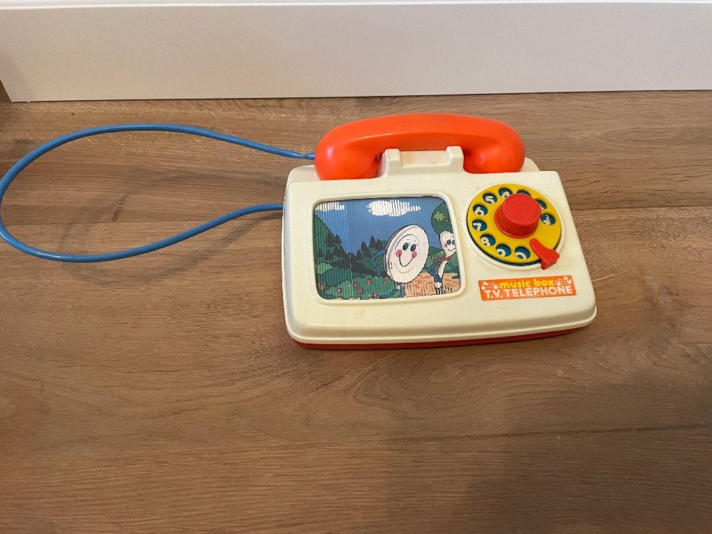 Muziek telefoon Kado verjaardag Sint Kerst retro, Ophalen, Zo goed als nieuw, Overige typen