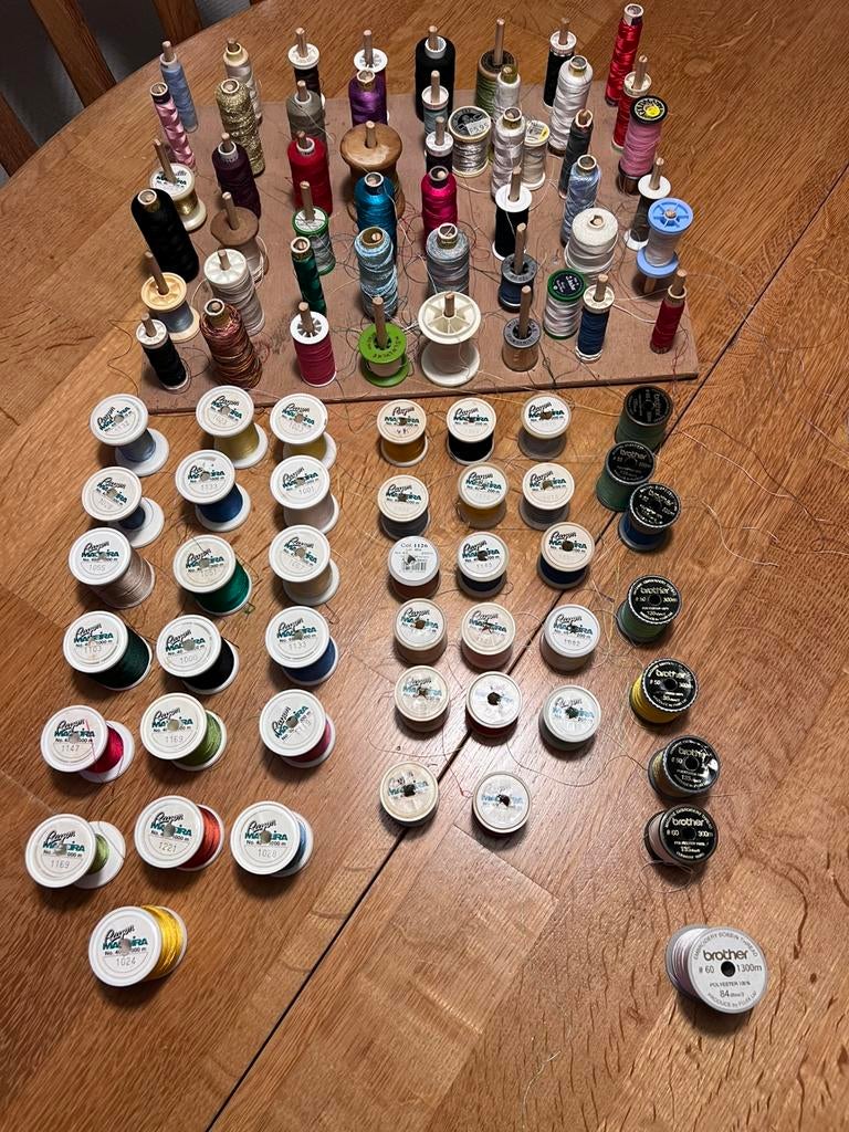 Groot assortiment borduurgaren - Diverse merken, Hobby en Vrije tijd, Borduren en Borduurmachines, Zo goed als nieuw, Borduurgaren of Zijde
