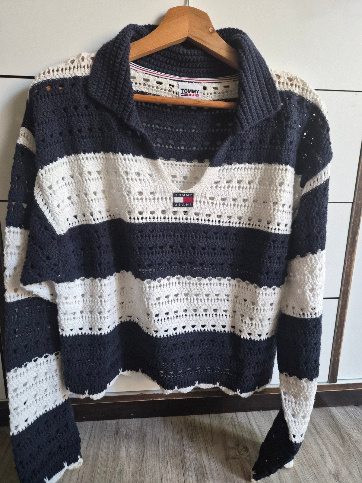 Tommy Jeans trui mt 38, Kleding | Heren, Truien en Vesten, Blauw, Overige maten, Ophalen of Verzenden, Zo goed als nieuw