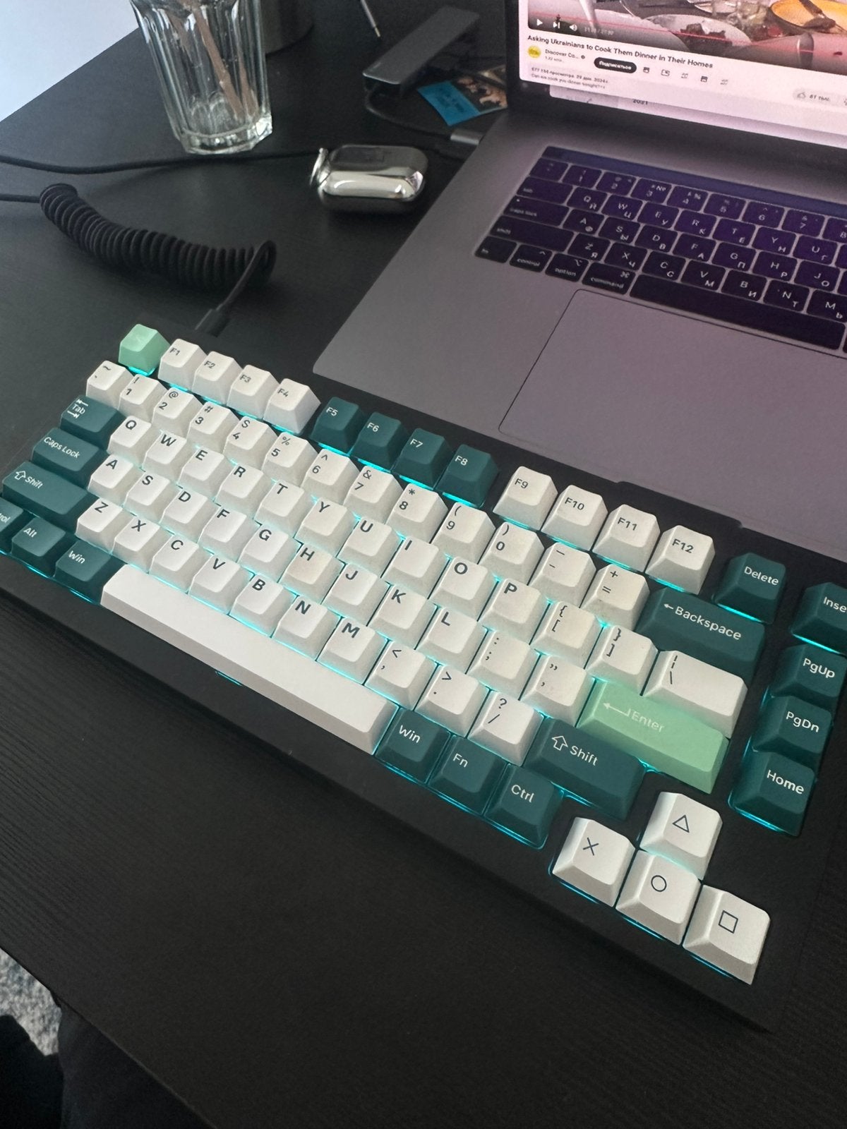 Keychron Q1 mechanisch toetsenbord — custom keycaps, Computers en Software, Toetsenborden, Gaming toetsenbord, Ophalen of Verzenden