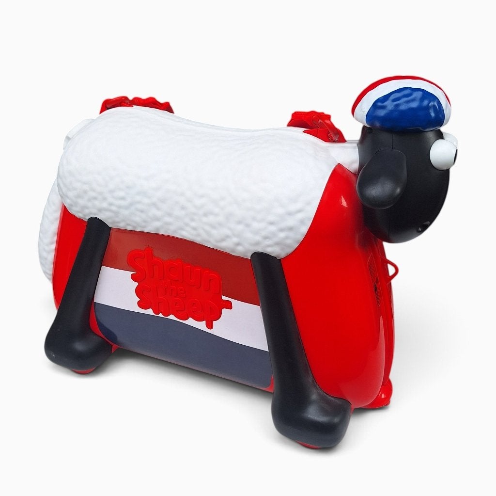 Shaun het Schaap Koffer/Trolley - Kinderkoffer, Aardman Animations, Gebruikt, 50 tot 60 cm, Hard kunststof