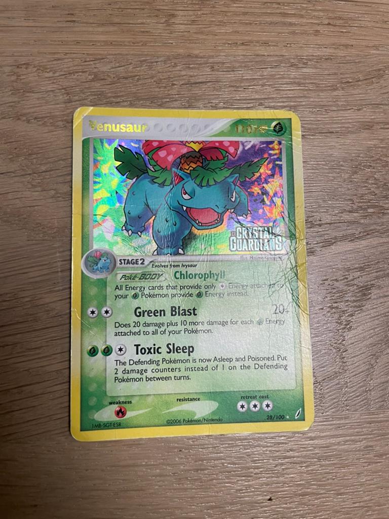 Venusaur, Hobby en Vrije tijd, Verzamelkaartspellen | Pokémon, Ophalen of Verzenden, Gebruikt