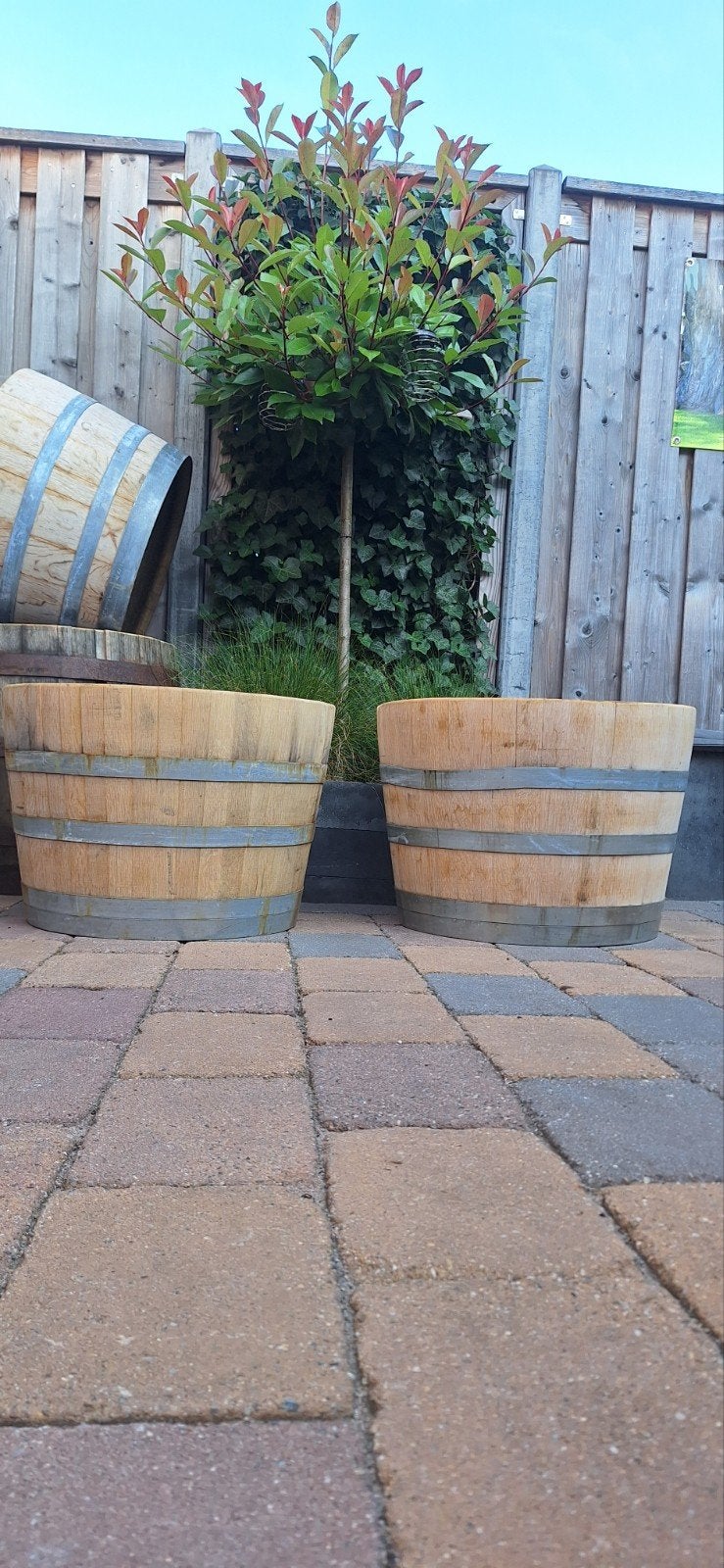 112ltr eikenhouten bloembakken €65- per stuk!, Ophalen, Nieuw, Hout