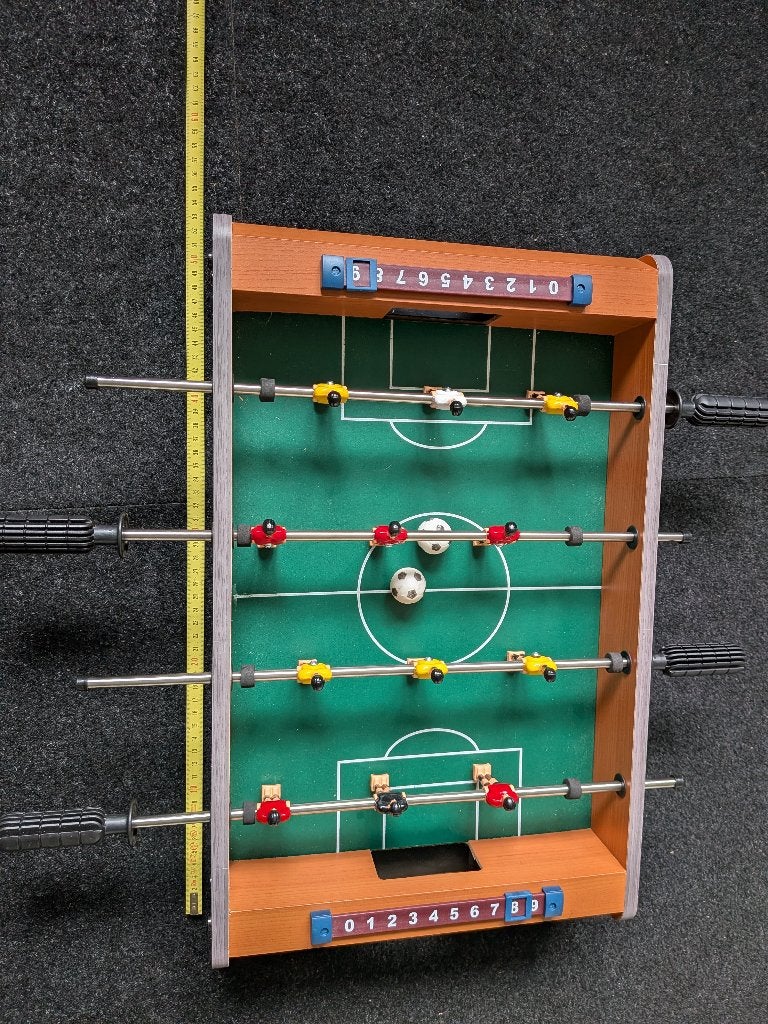Tafelvoetbal klein, Ophalen, Nieuw