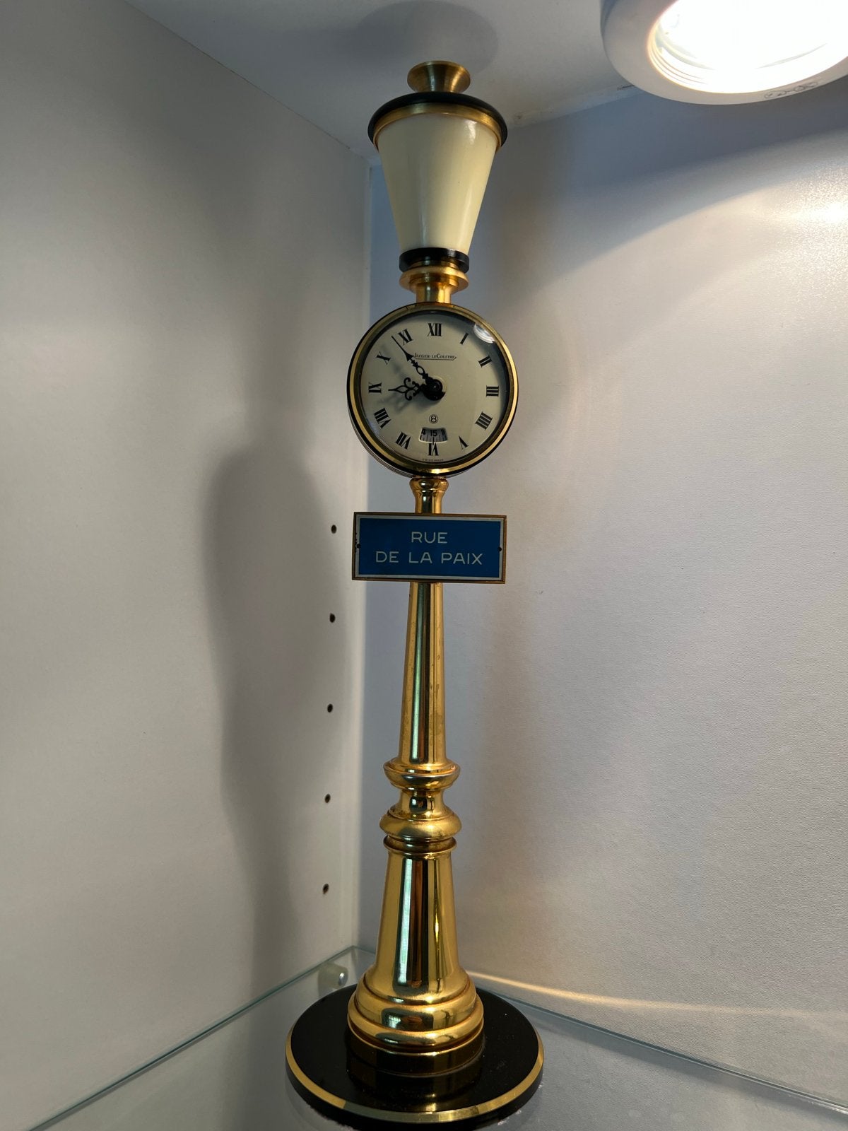 Vintage jaeger le coultre Rue de la Paix Klok Lamp, Ophalen of Verzenden