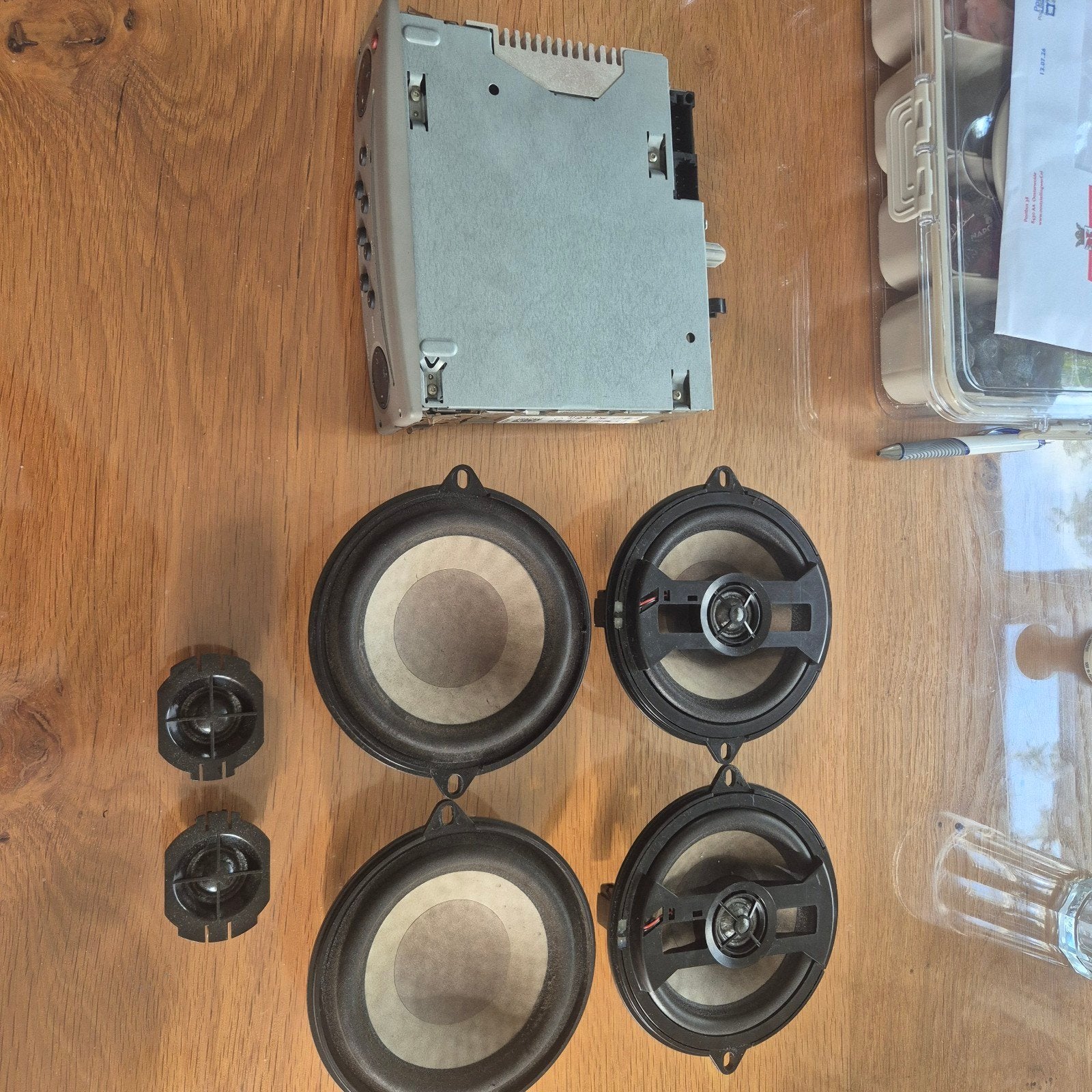 Renault Twingo 2 compleet audio systeem, Ophalen of Verzenden, Gebruikt, Renault