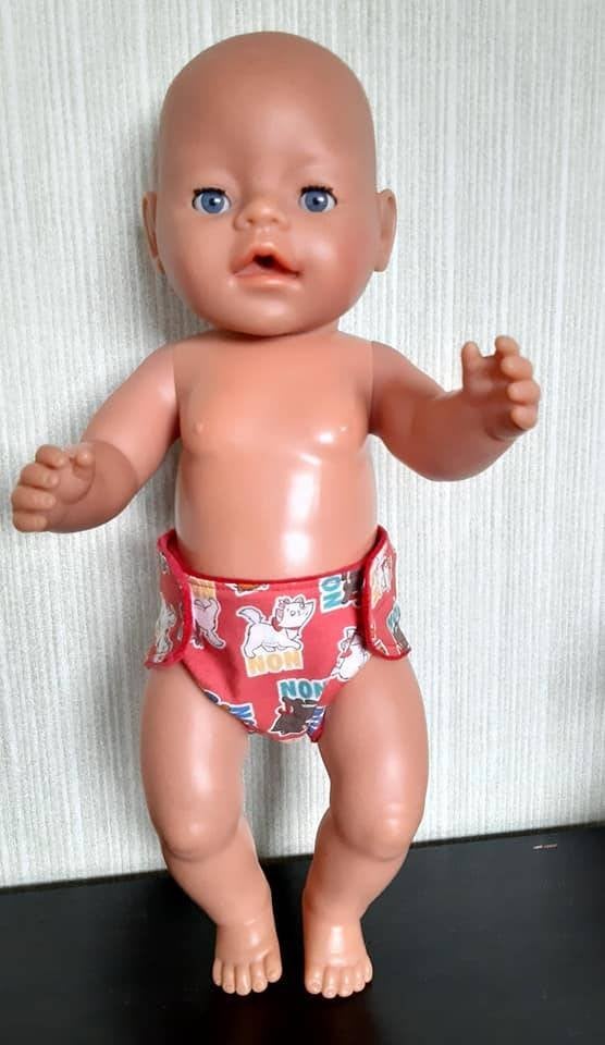 nieuw-luierbroekje voor babypop: Marie en aristocats, Ophalen of Verzenden, Nieuw, Babypop