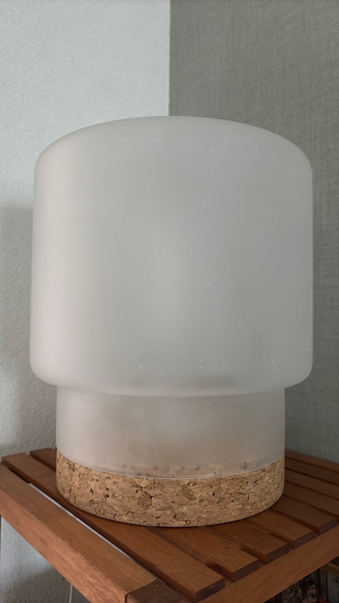 Ikea sinnerlig tafel of vloer lamp XL, Ophalen, Zo goed als nieuw, Glas, Minder dan 100 cm