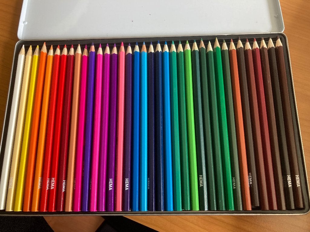 Te koop, doos kleurpotloden, Ophalen of Verzenden, Nieuw, Potlood of Stift