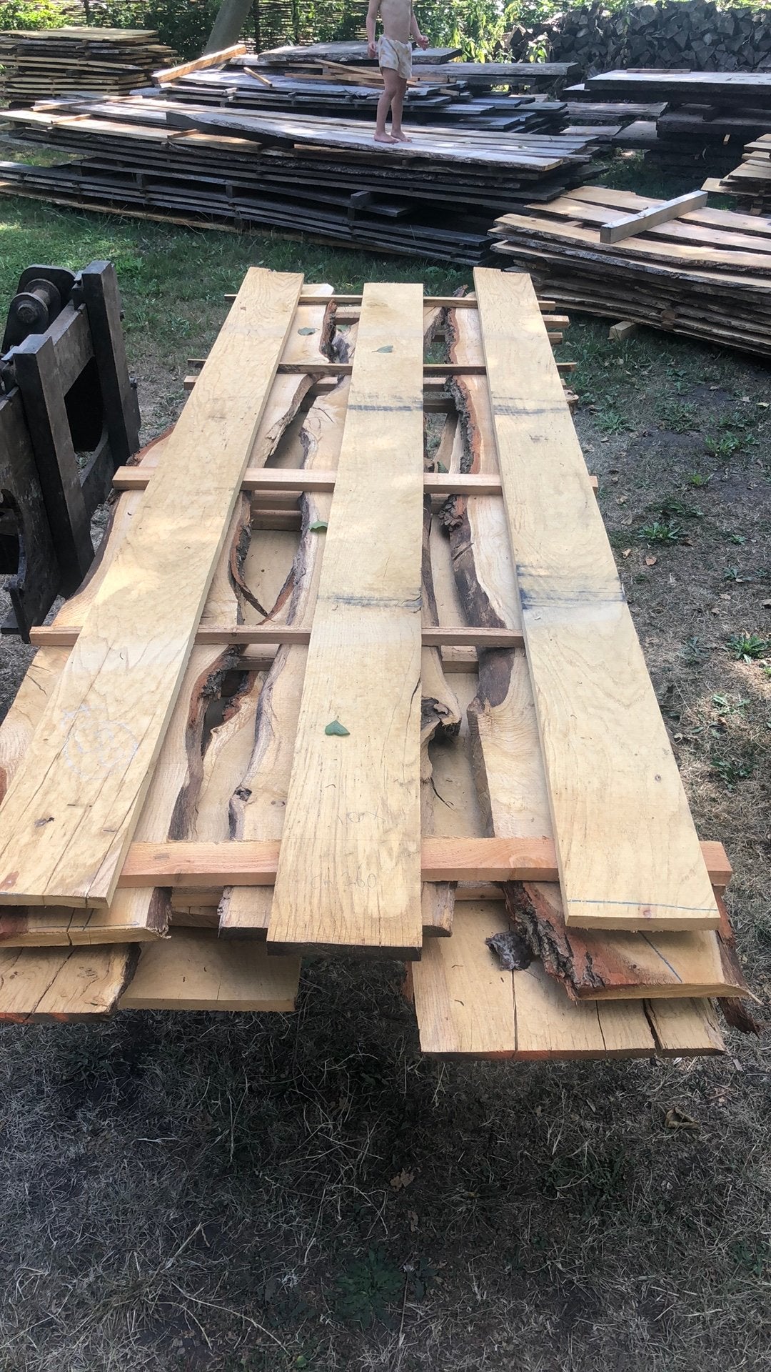 Eiken planken €50, Ophalen, Zo goed als nieuw, 250 cm of meer, Planken