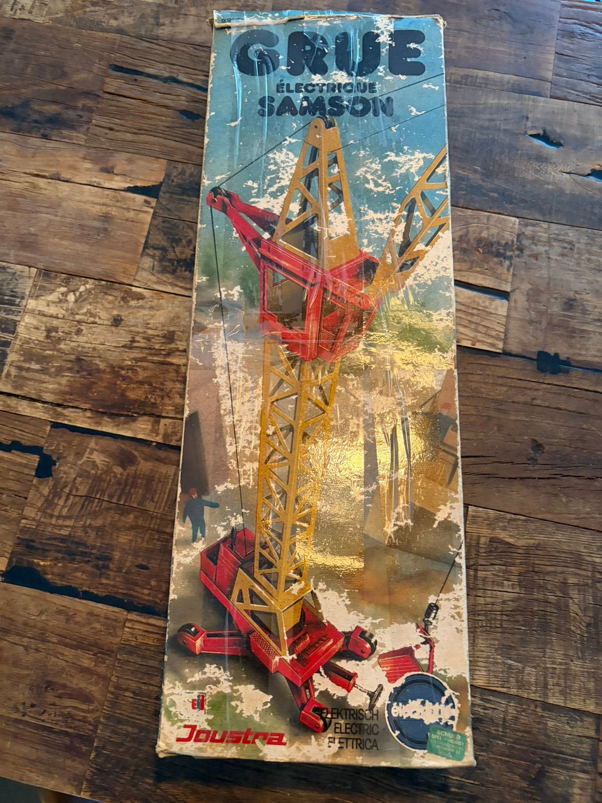 Vintage pinball Tomy en hijskraan Joustra, Ophalen of Verzenden, Zo goed als nieuw