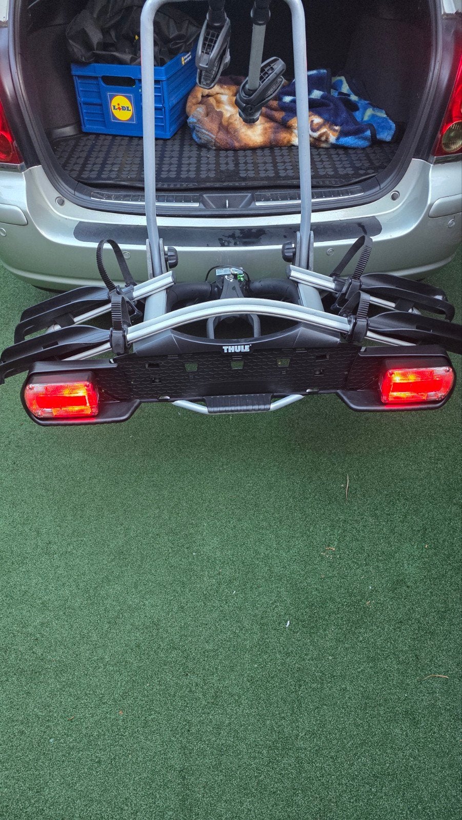 Thule euroWay 921 fietsendrager, Ophalen, 2 fietsen, Gebruikt, Trekhaakdrager