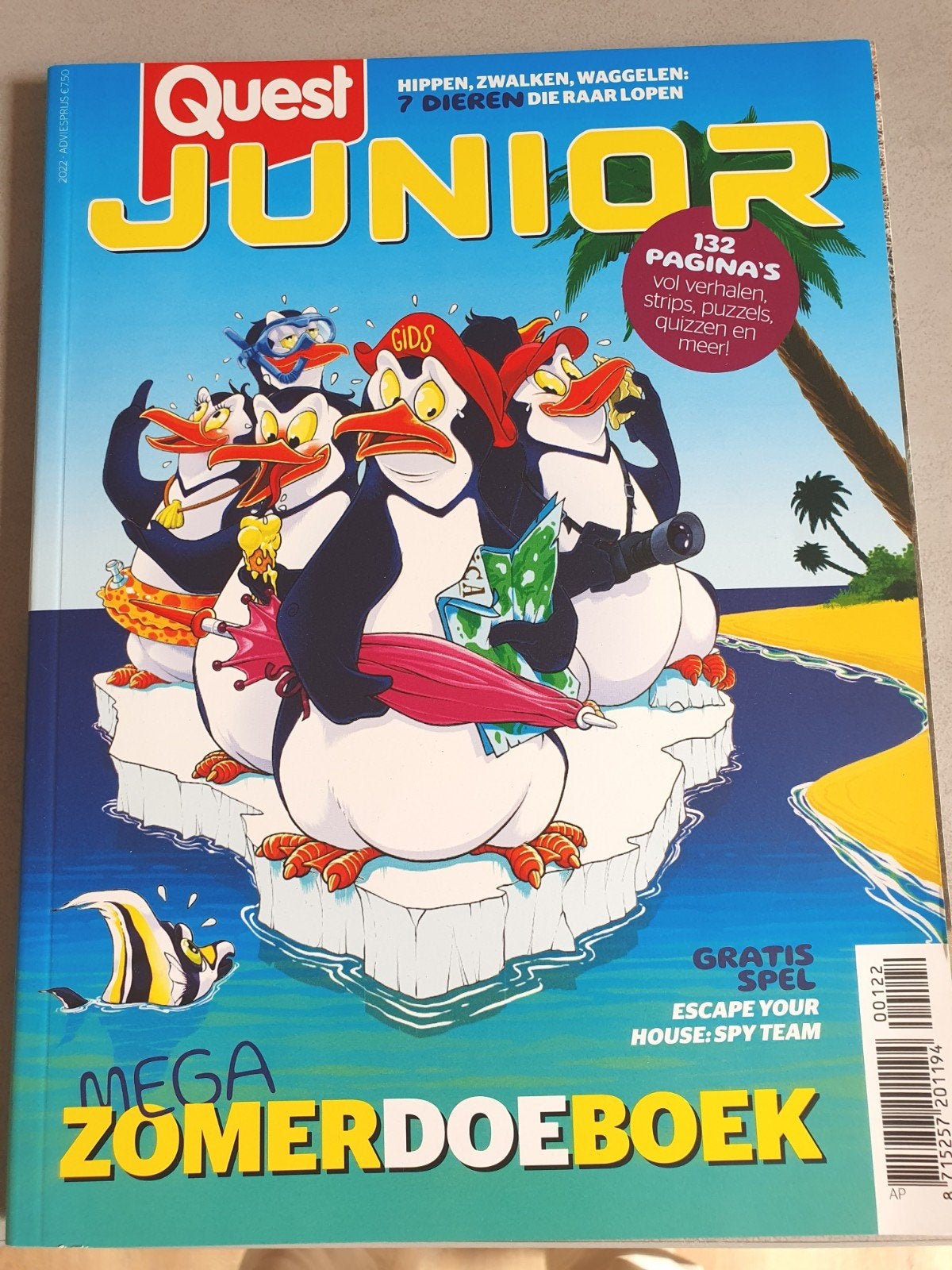 Quest Junior Zomer DoeBoek 2022 Nieuw, Ophalen of Verzenden, Nieuw
