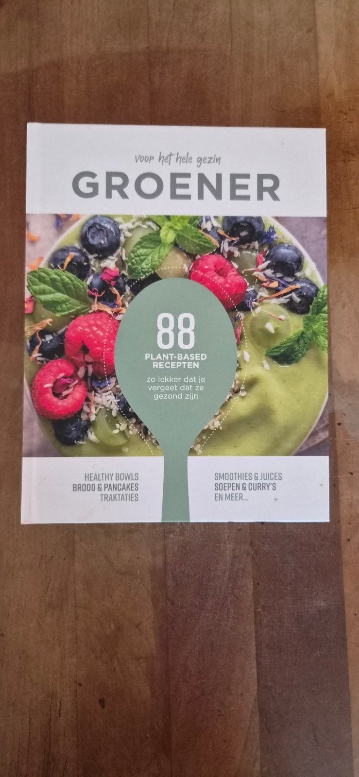 Groener: 88 plant-based recepten voor het hele gezin, Boeken, Onbekend, Gezond koken, Ophalen of Verzenden, Zo goed als nieuw