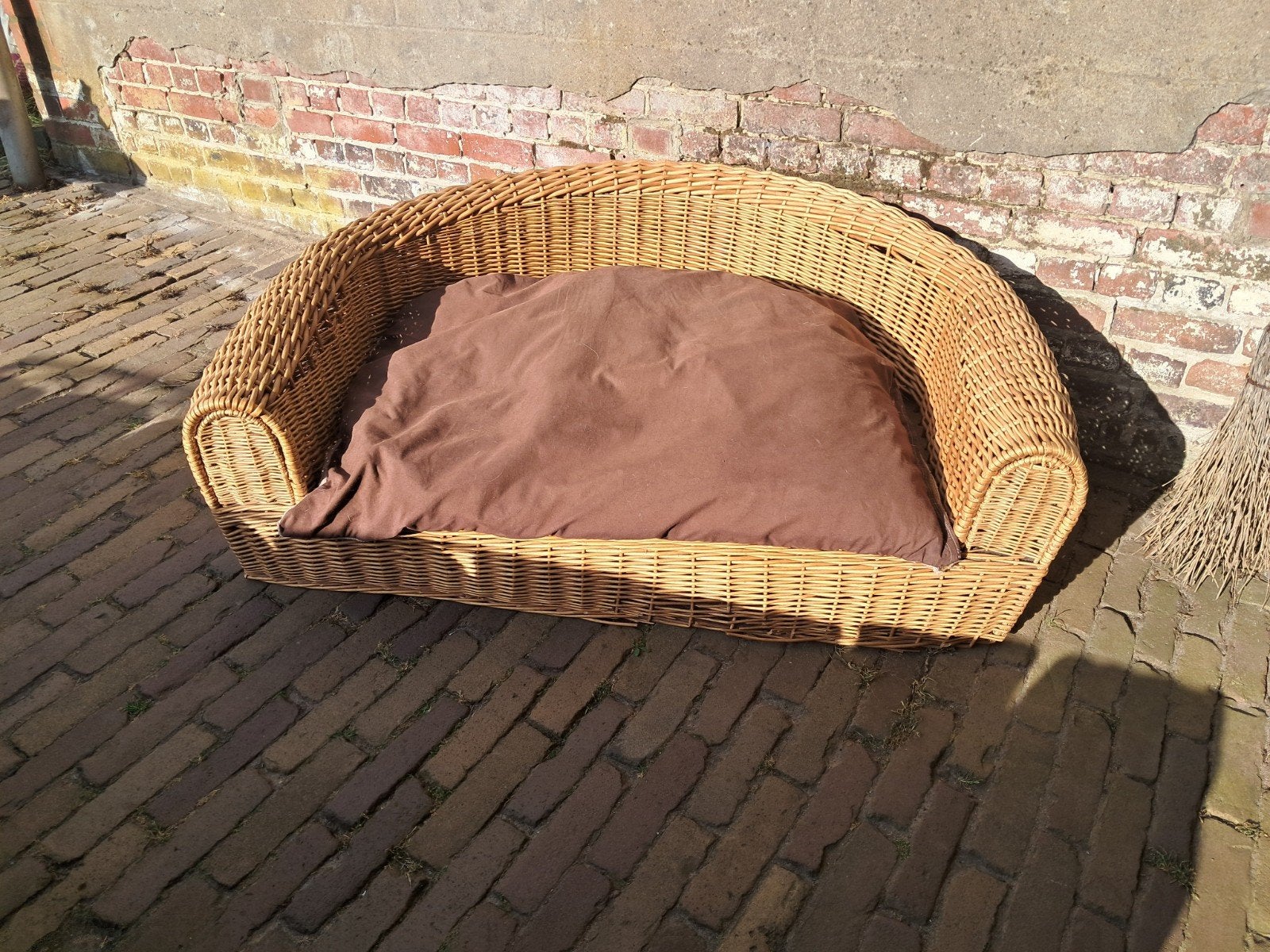 Hondenmand rotan, Ophalen, Gebruikt, Riet