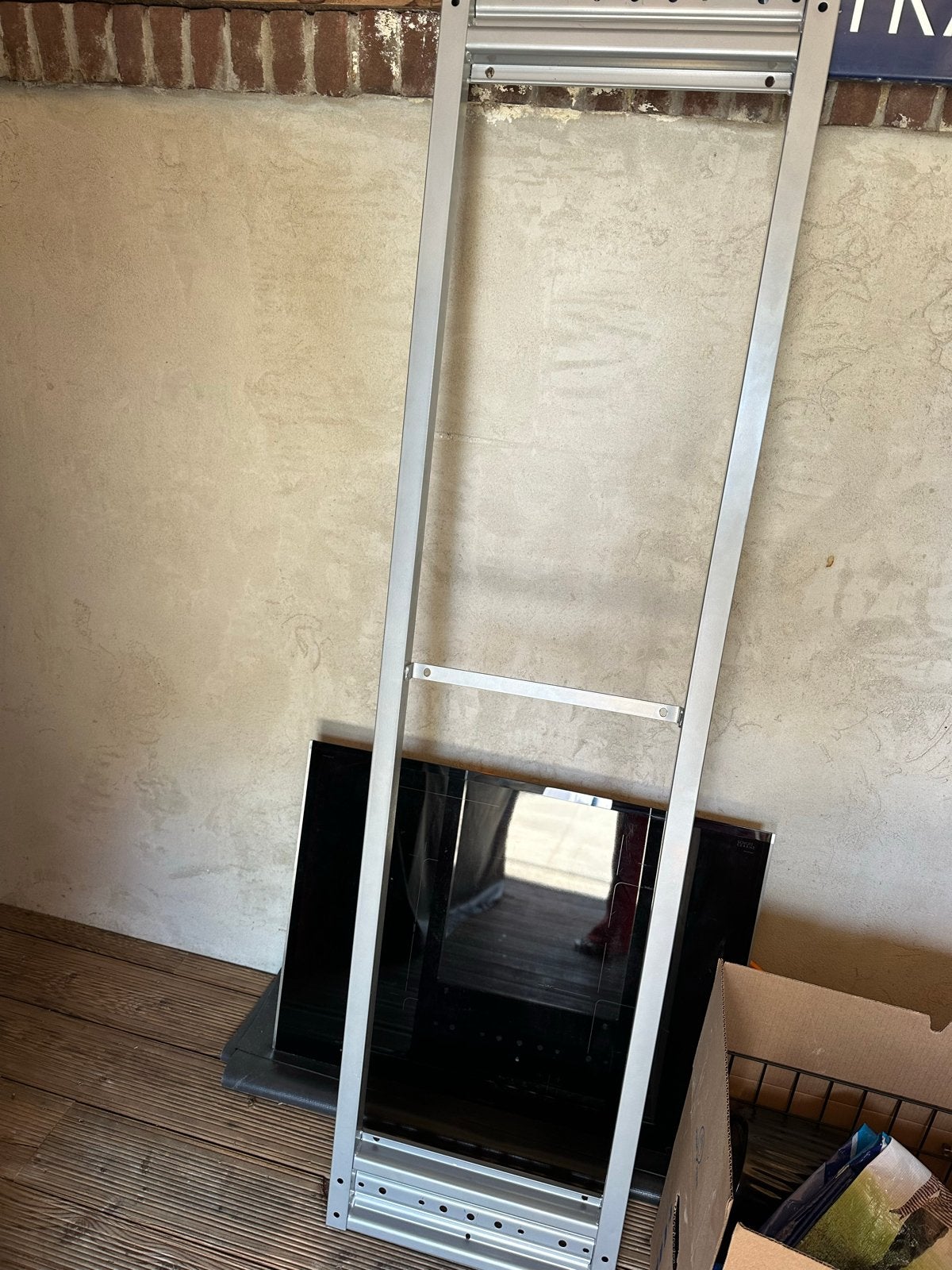IKEA Galant bureau onderstel 160 cm breed, Huis en Inrichting, Bureaus, Ophalen, Gebruikt, Metaal, IKEA