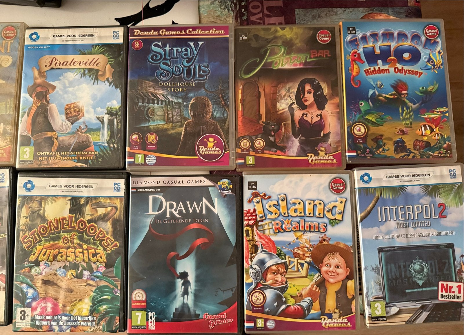 76 originele vintage pc games - Hele collectie of deel, Gebruikt, Overige genres, 1 speler, Ophalen of Verzenden