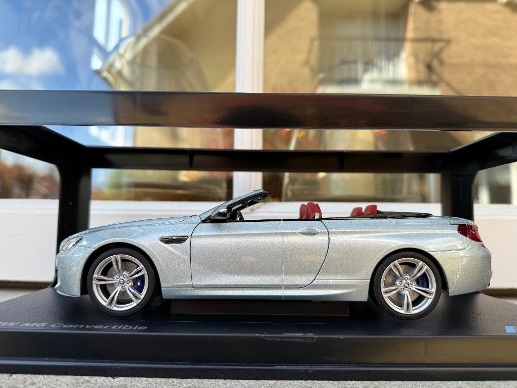1:18 BMW F12 M6 Cabriolet zilver 2012 Paragon Models, Overige merken, Auto, Paragon Models, Nieuw