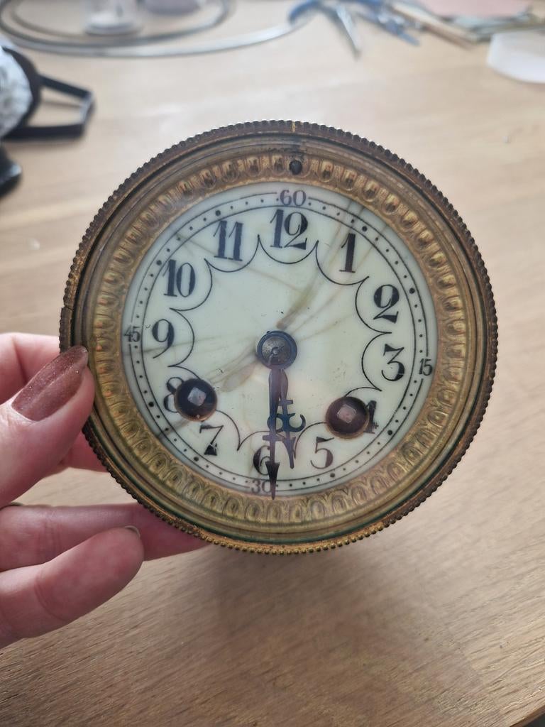 Vintage/Antieke Par Bruchon klok uurwerk, Antiek en Kunst, Ophalen of Verzenden