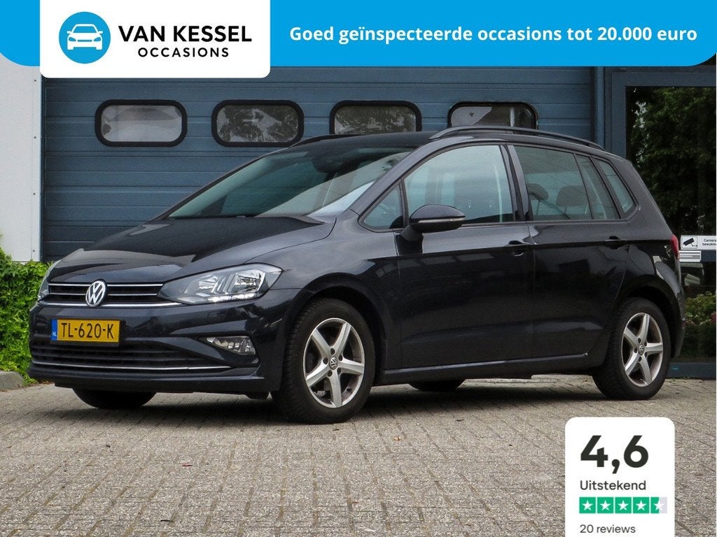 Volkswagen Golf Sportsvan 1.0 TSI Comfortline | Full option, Voorwielaandrijving, Gebruikt, Euro 6, Zwart