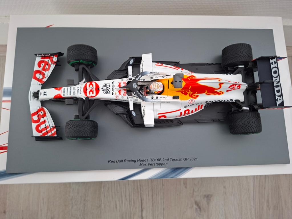 Max Verstappen Turkish GP 2021, Hobby en Vrije tijd, Modelauto's | 1:18, Ophalen of Verzenden, Zo goed als nieuw, MiniChamps