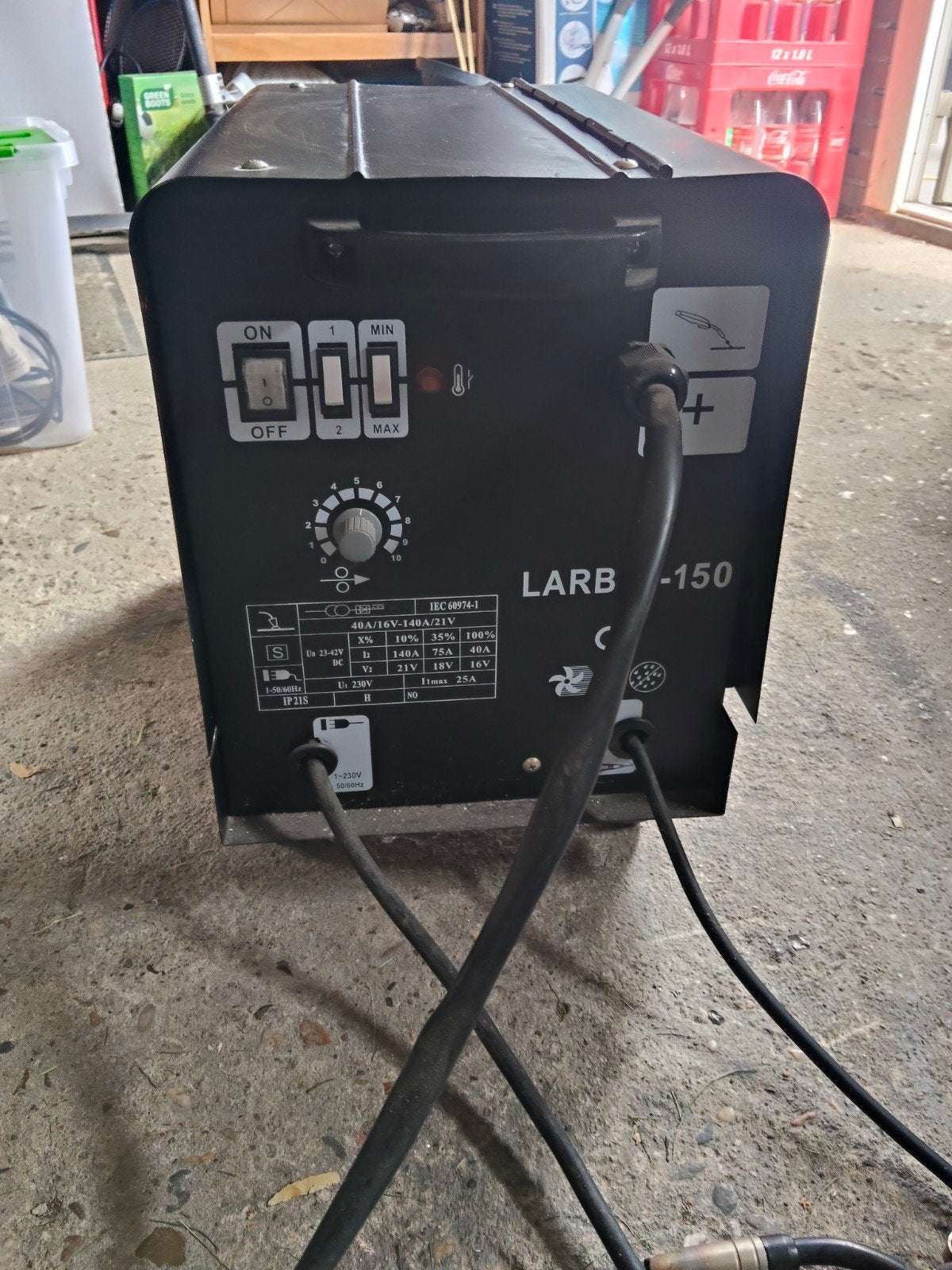 ROBUST LARB-M-150 MIG Lasapparaat - Gebruikt, Doe-het-zelf en Verbouw, Gereedschap | Lasapparaten, Ophalen, Gebruikt, Minder dan 150 ampère
