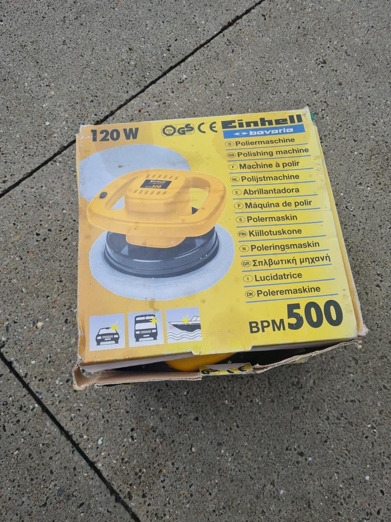 Einhell Polijstmachine BPM 500 - als nieuw!, Ophalen of Verzenden, Zo goed als nieuw