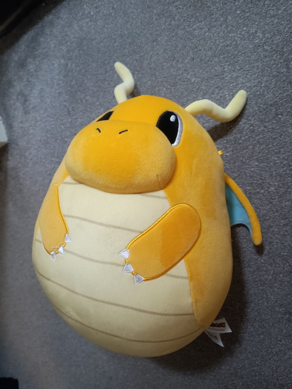 officiële Pokémon Squishmallows Dragonite pluche knuffel. On, Ophalen of Verzenden, Zo goed als nieuw, Actiefiguur of Pop