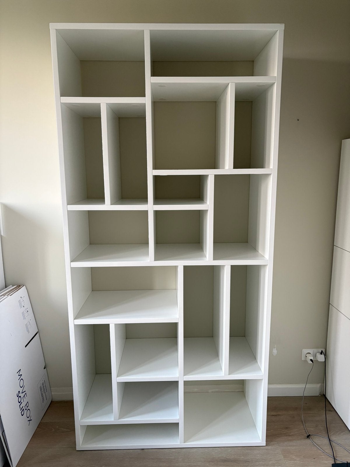 Mooie design boekenkast van Goossens Wonen, Ophalen, 100 tot 150 cm, 200 cm of meer, Zo goed als nieuw