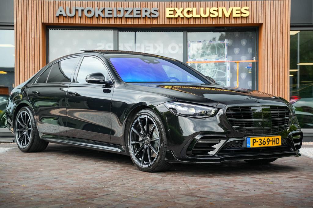 Mercedes-Benz S-klasse 500 4MATIC Lang AMG Line Brabus 3D Bu, Auto's, Mercedes-Benz, Automaat, Gebruikt, Euro 6, Leder