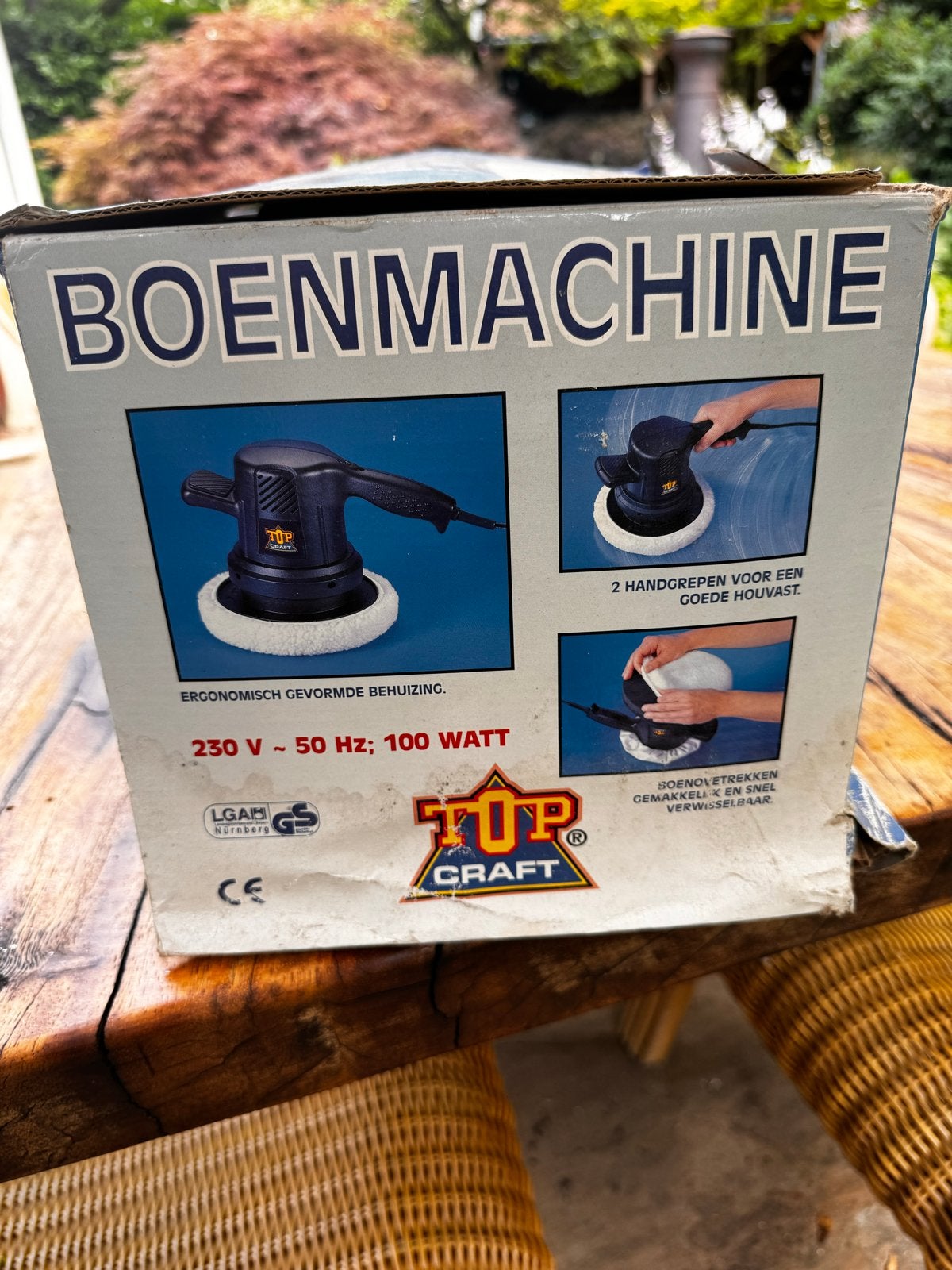 Top Craft Boenmachine 100W - AP-001, Doe-het-zelf en Verbouw, Ophalen of Verzenden, Zo goed als nieuw