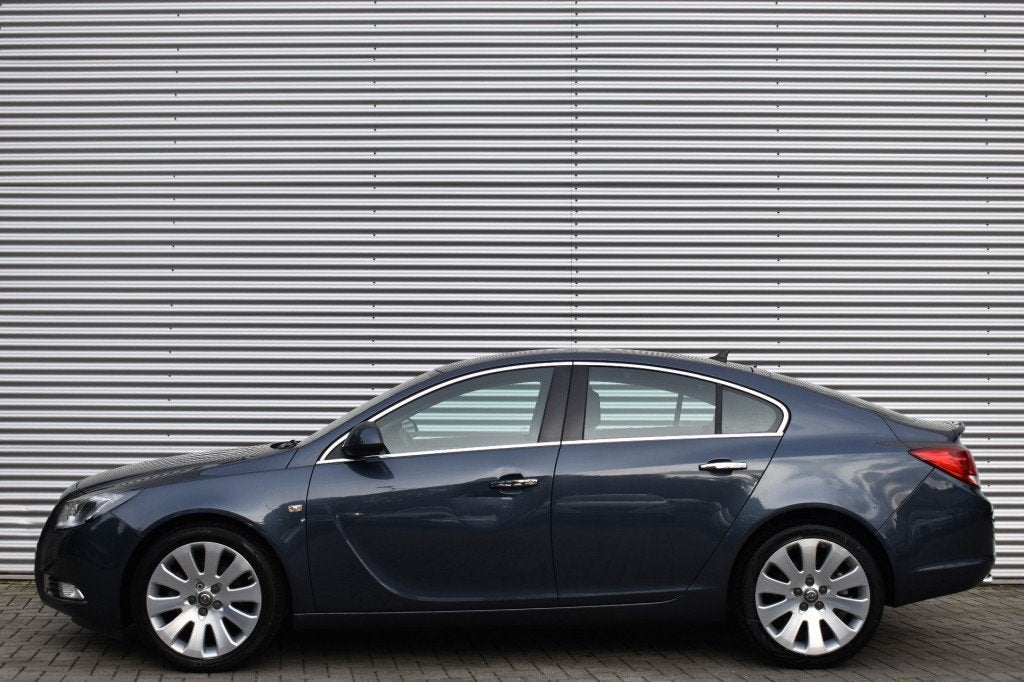 Opel INSIGNIA 1.6 TURBO EXECUTIVE / 19 LMV / TREKHAAK / XENO, Euro 5, Gebruikt, 4 cilinders, Blauw