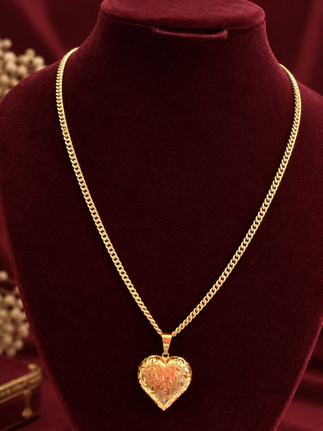 Tijdloze handgemaakte 18k massief gouden ketting met hanger, 18 k gold necklace, Met hanger, Gebruikt, Anikali2010@ gamil.com
