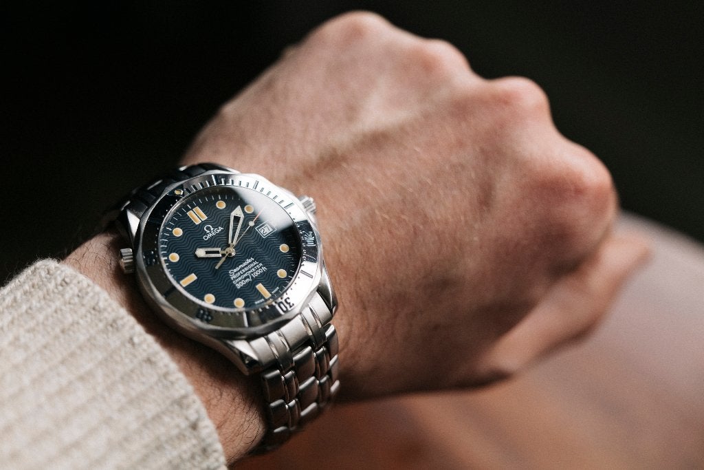 Omega Seamaster Professional 300M full size automaat, Ophalen, Staal, Gebruikt, Staal
